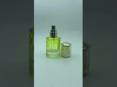 イエロープレミアムガラスローションボトル 40ml ゴールドポンプボトル付き 化粧品ボトル OEM