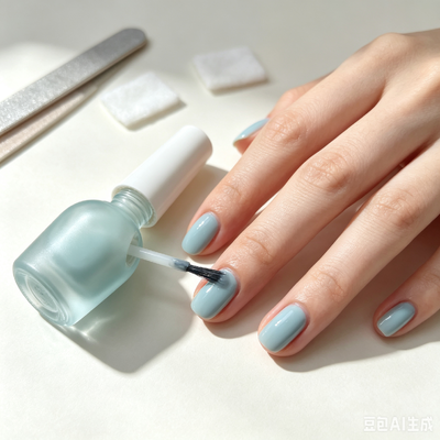 マットガラスネイルポリッシュソリューションボトル（ねじ込みキャップ、ロゴ印刷付き）5ml プロクリアブラシパッケージ
