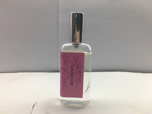 30ml空のガラス香水瓶の長方形は女性のためのアルミニウム スプレーヤーを形づける