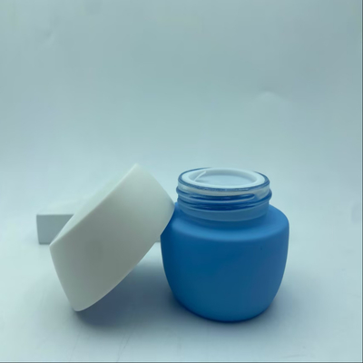 化粧品 包装 30G ホワイトプラスチックキャップ付きのジェルクリームボトル