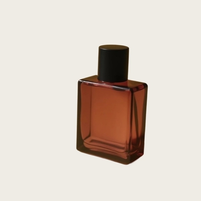 25ml 香水ガラスボトル フラット長方形 OEM プライベートラベル 化粧品パッケージボトル メーカー