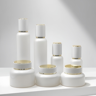 工場価格 50ml 100ml 120ml ガラスローション 包装 空白ローション パンプ ガラスボトル 肌ケアクリーム ボディセット