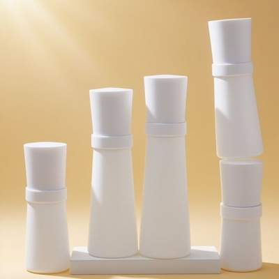 工場価格 50ml 100ml 120ml ガラスローション包装 空のモダンローションポンプガラスボトル スキンケアクリームボディセット