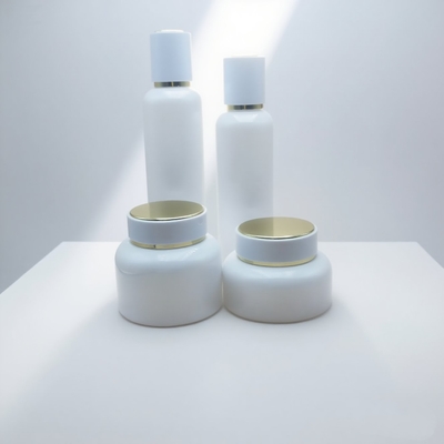 工場価格 50ml 100ml 120ml ガラスローション 包装 空白ローション パンプ ガラスボトル 肌ケアクリーム ボディセット