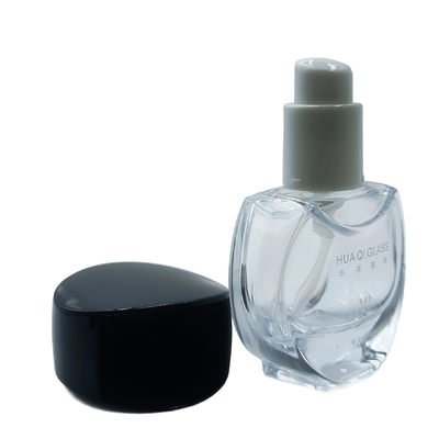 厚い底,化粧品用プライマー,血清用ボトル付きの 30ml 丸いグラスボトル