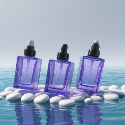 オーダーメイド 30ml グラス目血清ボトル コスメティック血清のドロッパー付き - リサイクル可能