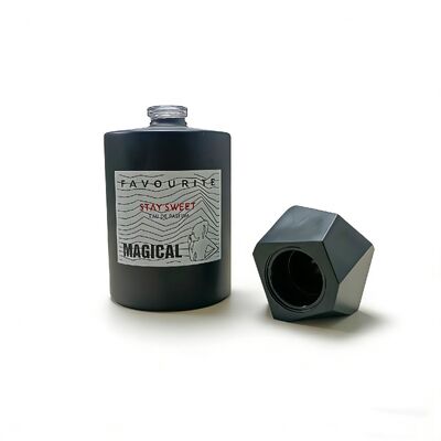 空の50ml&100mlの香水ボトルセット,高級ガラス香水容器とアトマイザースプレーポンプ,マット/光沢のある仕上げ