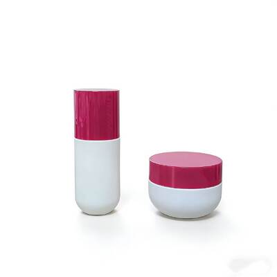 30ml 50ml 100ml 120ml Glass Lotion Bottle And 50g 100g Jar Cosmetic Bottle Customized Logo OEM Shampoo Lotion Serum Bottle