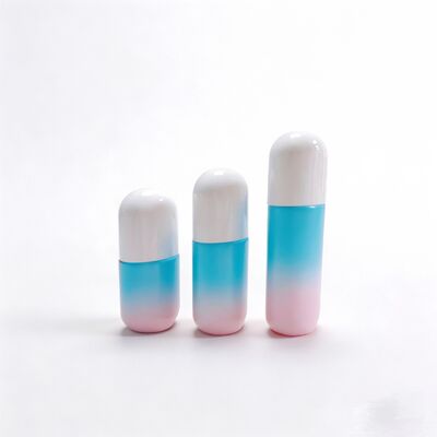 Factory Direct Sales 15ml Mini 20ml 30ml Flat Oval Lotion Glass Bottles Essential Oil Skin Care Bottle Packaging