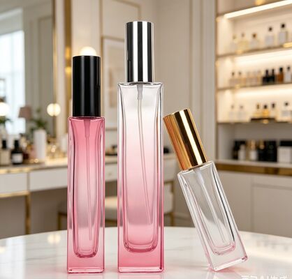 スクリュートップスプレーガラスボトル 化粧品用 5ml 10ml ポータブル 香水 リフィール ガラスボトル