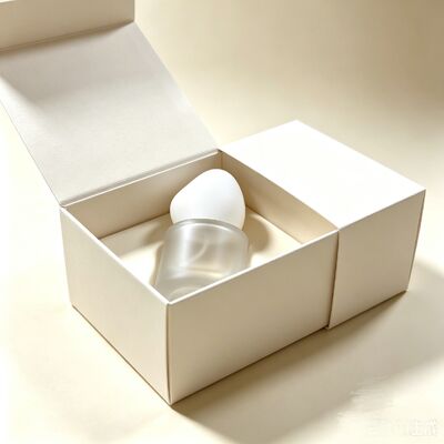 30ml 豪華 グラス ボトル 厚い 丸い 底 平き 肩 特殊 形 蓋 液体 グラス コンテナ