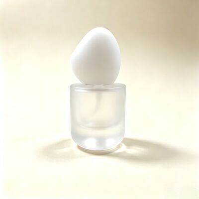 30ml 豪華 グラス ボトル 厚い 丸い 底 平き 肩 特殊 形 蓋 液体 グラス コンテナ