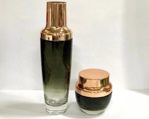 カスタム化粧クリーム 20g 120ml 異なる色と装飾のガラス化粧品ボトル