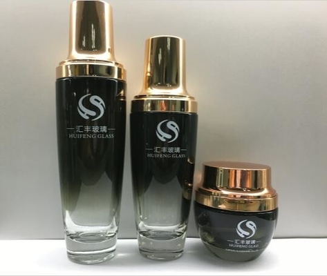 カスタム化粧クリーム 20g 120ml 異なる色と装飾のガラス化粧品ボトル