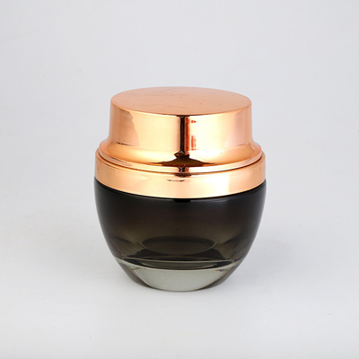 カスタム化粧クリーム 20g 120ml 異なる色と装飾のガラス化粧品ボトル